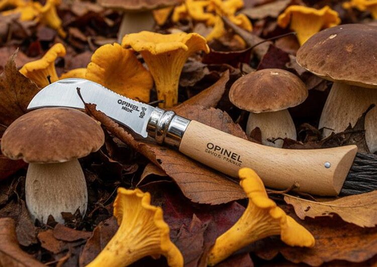 Couteau Opinel Champignon